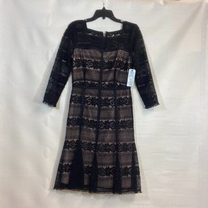 NUE by Shani Blue Label Black Cocktail Dress Women's Size 6
